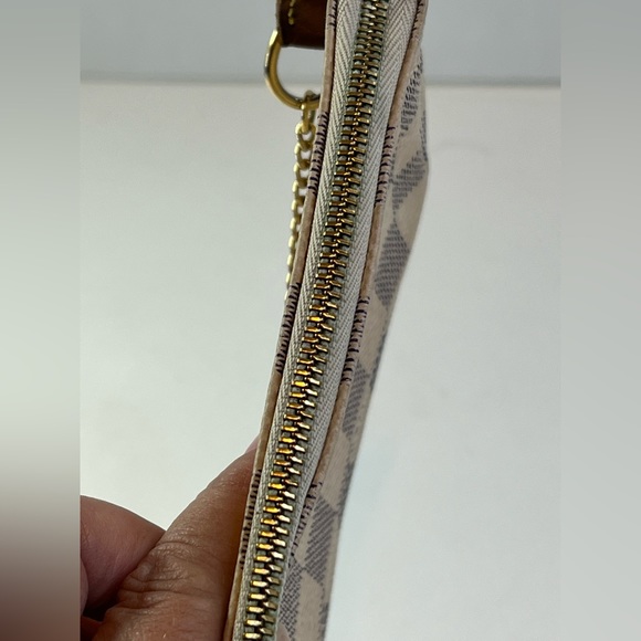 COPY - Louis Vuitton Monogram Damier Azur Mini Pochette  - Authenticity Certifi… - Picture 10 of 12